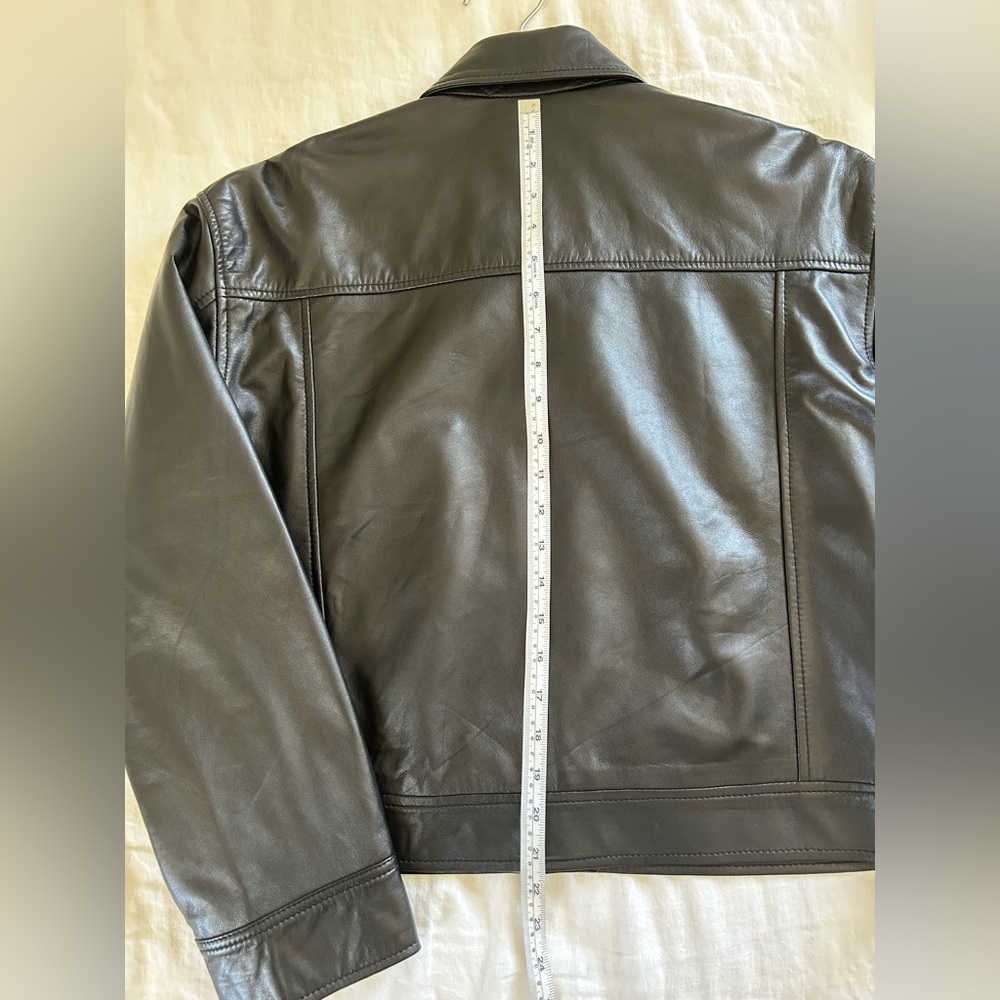 NEW (nwt) Quince 100% Leather Jacket - Picture 8 of 10